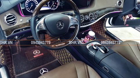 Thảm lót sàn 5D 6D Mercedes S400 2013 - 2021